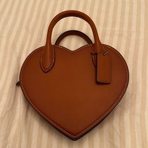 Coach Heart Bag in Regenerative Leather